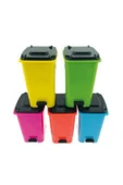 Ark Masaüstü Model Kalemlik, Mini Çöp Kutusu , Mini Konteyner -pembe- - 3
