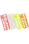 HATAS 02285 Geometrik Şekiller Şablonu 26*10 Cm - 1