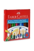 Faber Castell F.c 12li Karton Kutu Yarımboy Kuruboya 12li thumbnail 2