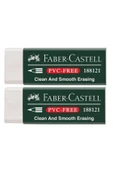 Faber Castell Faber-castell Pvc Free No:20 Büyük Boy Beyaz Silgi 2 Li thumbnail 1