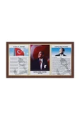 SECRON 3'lü Milli Levha Mdf Çerçeve 45x90 Cm - 1