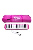 NARA Melodika 32 Tuşlu Bez Çanta Pembe - 1