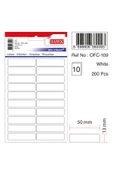 Tanex Ofc-109 Çıkartma Etiket 50x13 Mm 10 Lu - 1