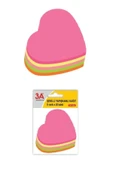 3A Kalpli Post It, Renkli Yapışkanlı Not Kağıdı - 1