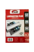 ELBA Laminasyon Filmi A3 100 Mikron 100 Lü 303 X 426 Mm Laminasyon Filmi - 1