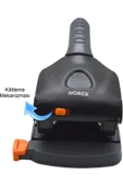 NOREX Metal Delgeç 65 Sayfa Kapasiteli Siyah UH105-190 - 2