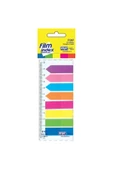KRAF Şeffaf Film Index (PP) 8 Renk X 25 Yaprak 12x45mm 51247 - 1