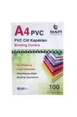 Mapi A4 Pvc Şeffaf Cilt Kapak 100 Lü - 1