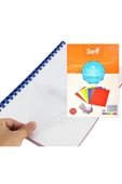 SARFF Pvc A4 Buzlu Şeffaf Cilt Kapağı 100'lü Paket - 6