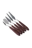 Joy and Toys Metal Spatula Seti Spatul Akrilik Yağlı Boya Hobi Çalışmalar 5 li - 2