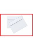 Umur Düğün Atkı Zarfı, Mektup Zarfı,para Zarfı,beyaz 1.hamur Davetiye Zarfı 114x162mm (3 PAKET) 300 Adet thumbnail 5