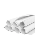 SİM Fon Kartonu 50x70 Cm 10'lu Rulo Beyaz (1 RULO 10 ADET) (0,42 KG) - 1