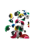 KRAF Kids Renkli Oynar Göz 15 Mm 50'li - 1