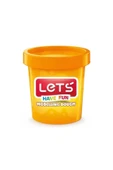 Lets TEK RENK OYUN HAMURU NEON TURUNCU 150 GR / L8 thumbnail 1