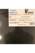Paperart Renkli Mukavva 35x50 Cm Siyah 1,0 Mm 36 Lı (1 Paket 36 Adet) - 1