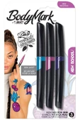 Bic Tatoo Body Mark Geçici Dövme Kalemi 3'lü Bilister - New School - 1