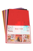 Puti Yapışkanlı Keçe 20x30 Cm 2 Mm 10 Renk - 1