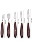 Balmira Resim Spatula Seti 5'li, Yağlı Boya, Akrilik Boya, Tuval Için Metal Spatula 5'li - 2