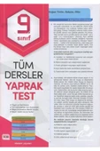 Element Yayınları 9. Sınıf Tüm Dersler Yaprak Test - 1
