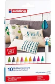 Edding 4600 10'lu Kumaş Kalemi Set - Fun - 1