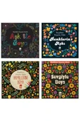Ema Kitap Büyüklere Boyama Seti Renklerin Ve Aşkın Hayallerde Buluşması 4 Kitap & Evde Kal Sağlıklı Kal - 1
