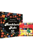 Ema Kitap Renklerin Aşkı Büyükler Için Boyama Kuru Boya - 1