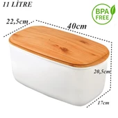 Geseus Moonstar Trend Ekmeklik Bambu Desenli-11 Litre-TBR-747B - 3