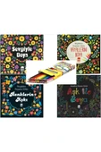 Monami Mandala Büyükler Için Boyama Seti - 2 Kitap Ve 24 Renk Metal Tüp Boya Kalemi Parlak Ve Canlı Renkler - 1