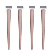 Bohem 75cm Masa Ayağı Ham Ahşap Doğal Boyasız Bağlantı Aparatlı Mobilya Kanepe Sehpa Ayakları thumbnail 6