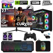 Xaser Sword X52 Ryzen 7 5700X 32GB Ram 1TB M.2 NVMe SSD 8GB RTX5060 Sıvı Soğutmalı 27" 180Hz Performans Masaüstü Oyuncu Bilgisayarı thumbnail 1