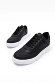 Günlük Erkek Spor Ayakkabı Bağcıklı Dikiş Detaylı Hafif Kalın Yüksek Taban Sneaker MC06 - 3