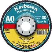 KARBOSAN 180mm Nk Flap Disk 60 Kum-5'li paket - 1