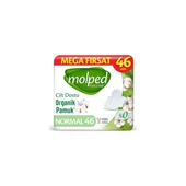 Molped Pure & Soft Organik Pamuklu Hijyenik Ped Mega Fırsat Paketi 46 lı Normal - 1