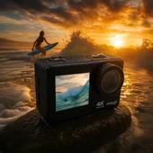 Mioji Action 12X 4K 60FPS 20MP Çift Ekran Wifi 170° Aksiyon Kamerası - 1