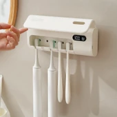 Mioji Mio UV5F Pro 2600mAh Şarj Edilebilir UV Sterilizatörü Diş Fırçası Tutucusu Beyaz - 2