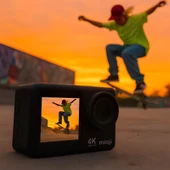 Mioji Action 12X 4K 60FPS 20MP Çift Ekran Wifi 170° Aksiyon Kamerası - 2