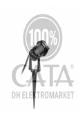Cata 7 W Çim Kazık Bahçe Aydınlatma Armatürü - Gün Işığı (3000K) - Siyah - IP65 - CT-7300G - 5