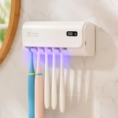 Mioji Mio UV5F Pro 2600mAh Şarj Edilebilir UV Sterilizatörü Diş Fırçası Tutucusu Beyaz - 1