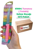 Sürbisa 61004 Sebze Bıçağı Pembe Lz1 Koli (12 adet Tırtıklı ) - 1