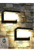 Cata Cunda 30W Duvar Apliği Modern LED Dış Aydınlatma 2350LM Günışığı 3200K - 3