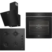 Beko New Black Star 3lü Ankastre Set ( Bfc 330 S - Bocd T 6011 Es - Bde 6063 S ) - 1