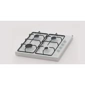 Bosch PBP0C2K80O Set Üstü 4 Gözü Gazlı Beyaz Ocak - 1
