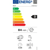 Bosch SMI6EKS81T Serie 6 Yarı Ankastre Bulaşık Makinesi - 4