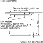 Bosch HUA736EV0T Ankastre Fırın Buhar Destekli Beyaz - 5