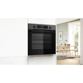 Bosch HUA736EG0T 76 Lt 8 Programlı Buhar Destekli Black Inox Ankastre Fırın - 2