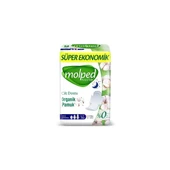 Molped Pure & Soft Organik Pamuklu Hijyenik Ped 16 lı Gece - 1