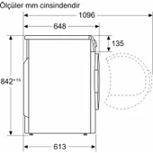 Bosch WQG241A0TR 9 kg Isı Pompalı Kurutma Makinesi - 5