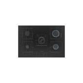 Siemens EN7B6QP30O IQ300 Gazlı Ocak 75 cm Sert Cam, Siyah - 1
