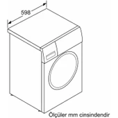 Siemens WG52K2ZXTR Çamaşır Makinesi 10 kg 1200 Devir Gümüş - 5