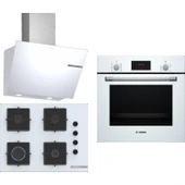 Bosch Ankastre 3 Lü Set 304( HBF512BW1T - POP7C2P30O - DWK66PJ20T ) - 1